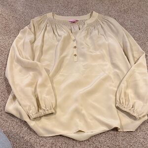 Lilly Pulitzer Tan Elsa Top